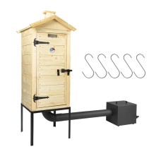 Browin Dřevěná udírna s ohništěm 100 cm 