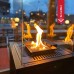 KRATKI Plynový ohřívač PATIO sklo / slinutý křemen OXIDE MORO