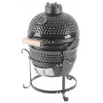Keramický gril KAMADO EGG 13 černý | velikost S